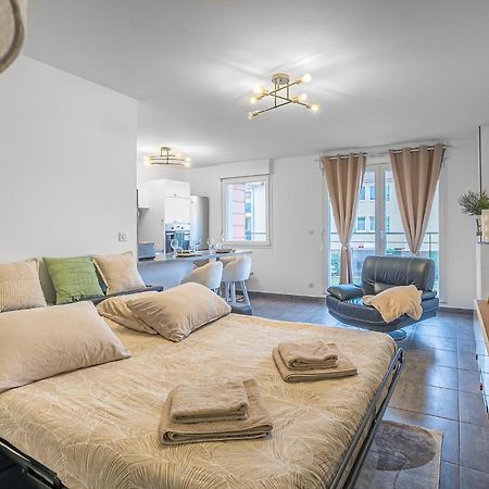 Spacieux - 4 Pers' - Balcon - 2 Lits - Parking 브아삐 외부 사진