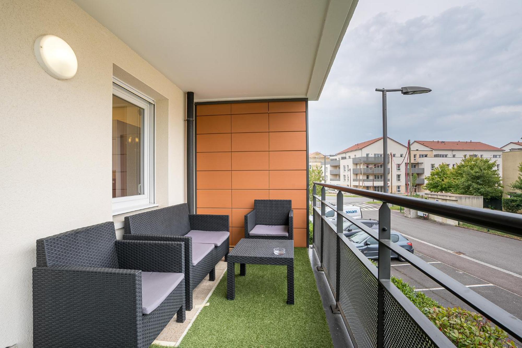 Spacieux - 4 Pers' - Balcon - 2 Lits - Parking 브아삐 외부 사진